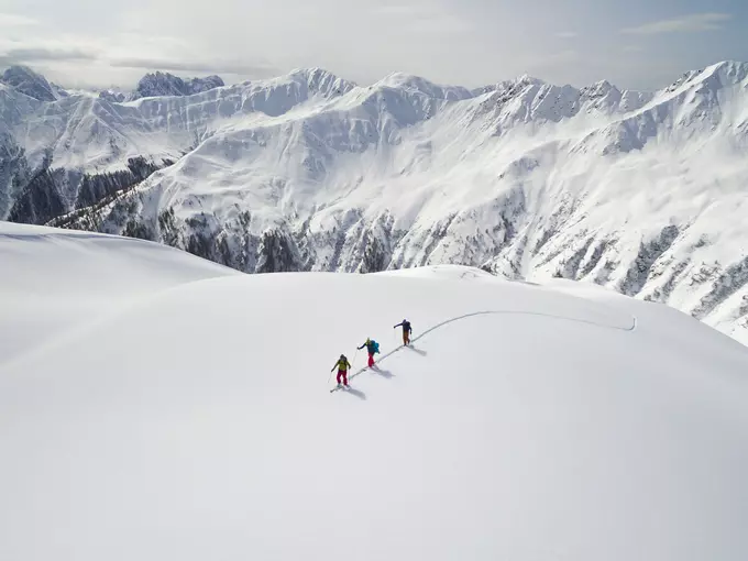 Skitourengeher im Villgratental