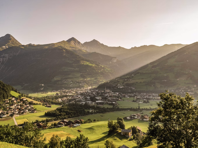 Blick auf die Marktgemeinde Matrei in Osttirol