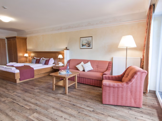 Wohn-Schlafzimmer Tirol Suite