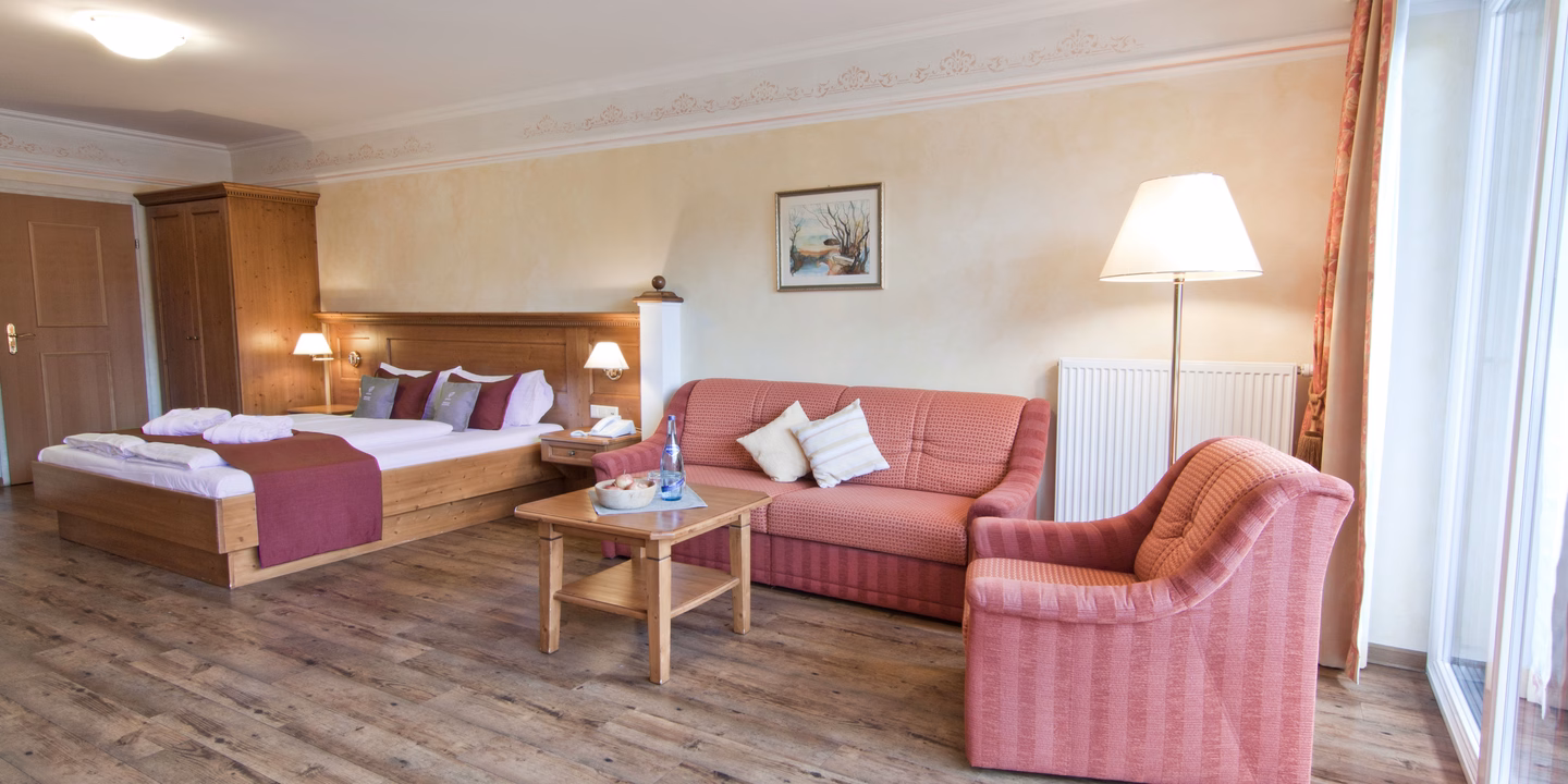 Wohn-Schlafzimmer Tirol Suite